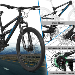 A26207 26 Inch Steel Frame Mountain Bike