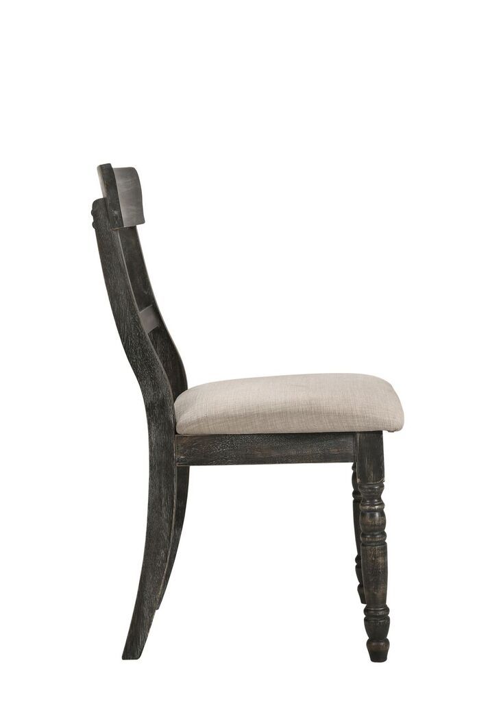 Leventis - Linen Weathered Side Chair (Set of 2) - Light Brown - Best Buy Furniture