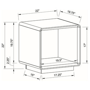 Fletcher - Table With Open Shelf