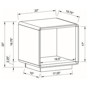 Fletcher - Table With Open Shelf