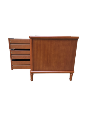Rattan Narrow Side Table with 3 Drawers
