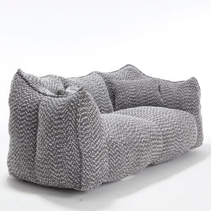 Comfortable Dual Beanbag Chair With High Resilience Foam Core For 2 People