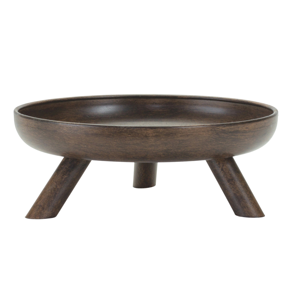 Metal Bowl Pedestal with Legs (Set of 2)