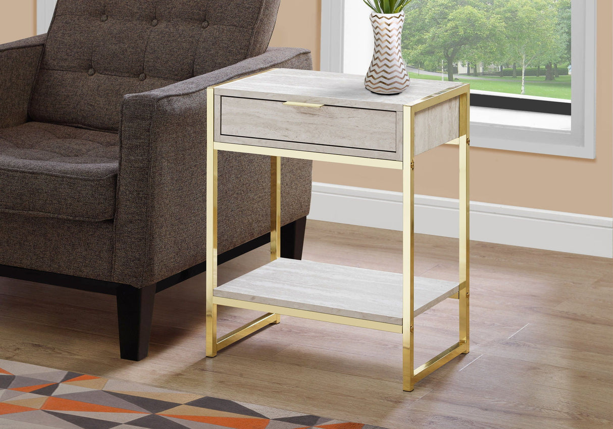Accent Side Table, Storage Drawer, Spacious Tabletop - Best Buy Furniture