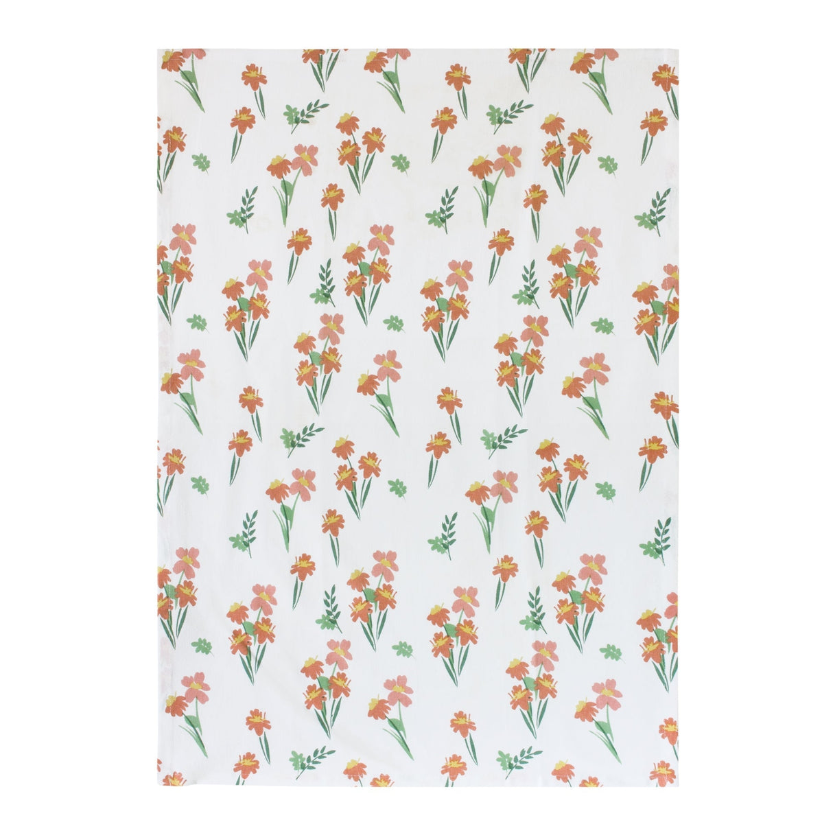 Floral Plaid Tea Towel (Set of 3)