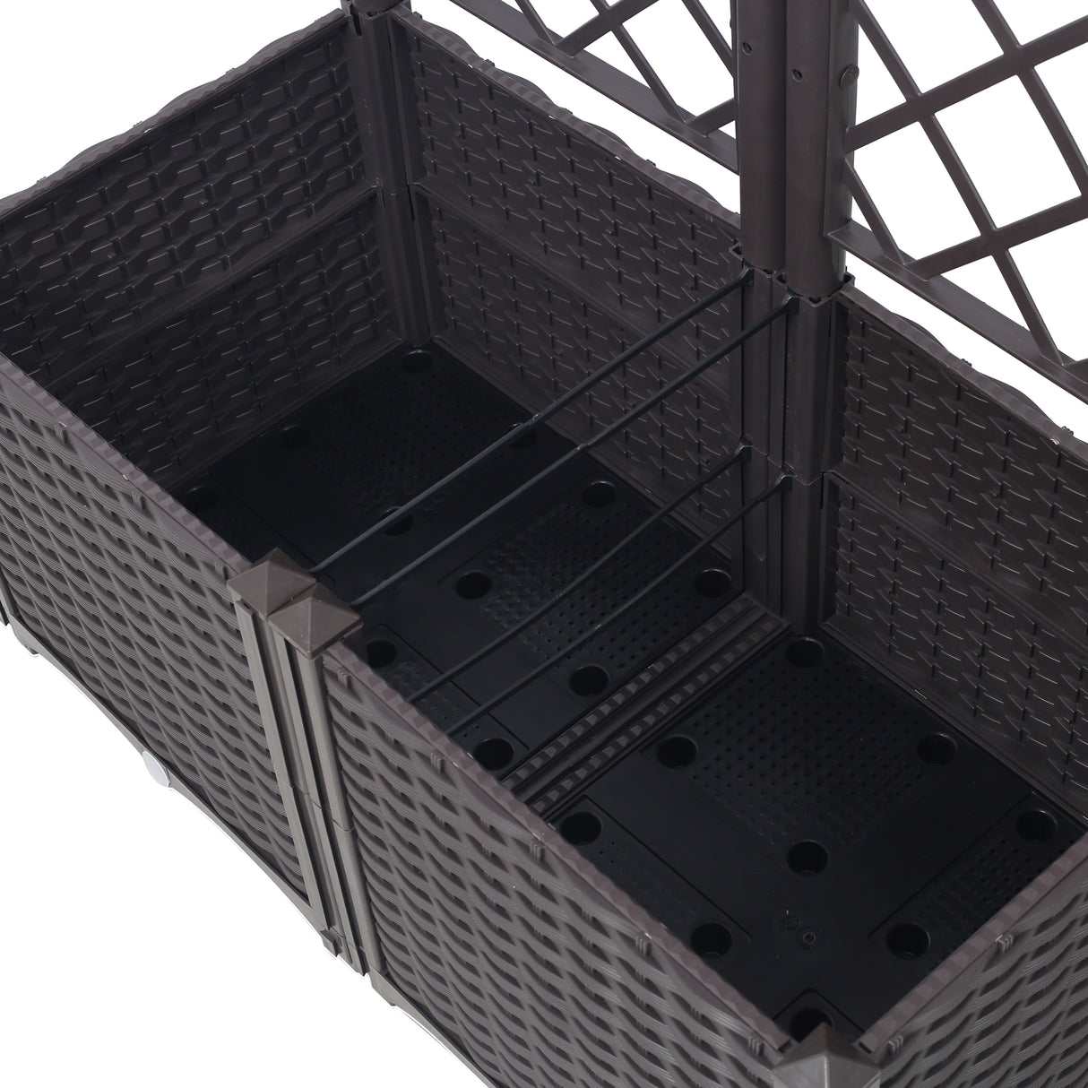 Poly Rattan Garden Planter