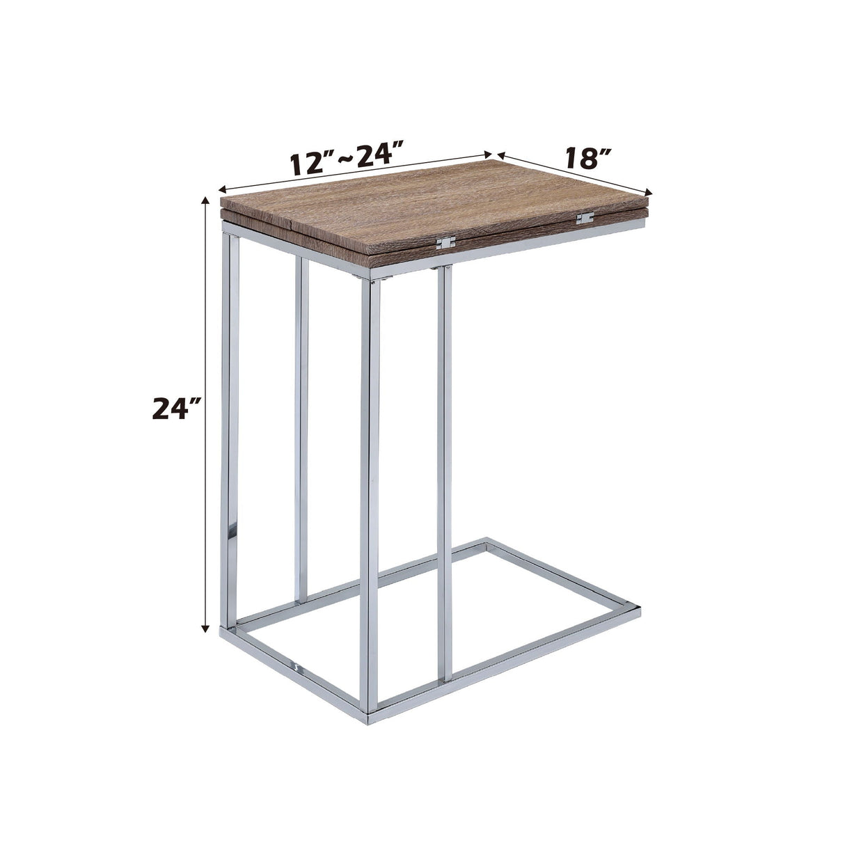 Danson - Weathered Accent Table - Oak - Best Buy Furniture