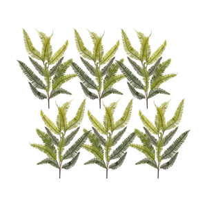 Varigated-fern-spray-(set-of-6)-Artificial-Flowering-Plants