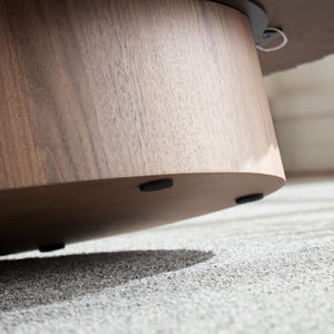Modern Handcraft Drum Coffee Table