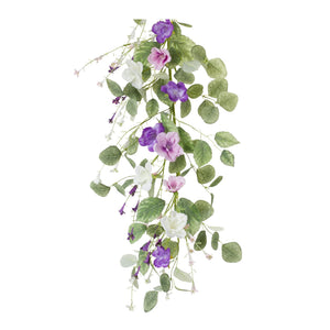 Lisianthus-floral-garland-(set-of-2)-Wreaths-&-Garlands