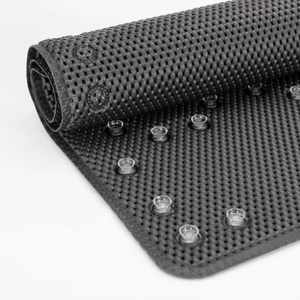 36 in. x 17 in. Non Skid Double Foam Bath Mat With 58 Suction Cups - 3 Colors