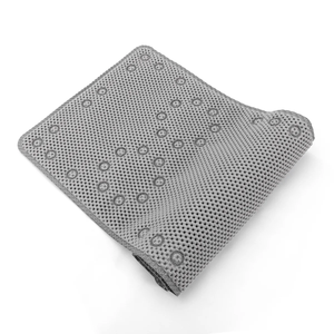 36 in. x 17 in. Non Skid Double Foam Bath Mat With 58 Suction Cups - 3 Colors