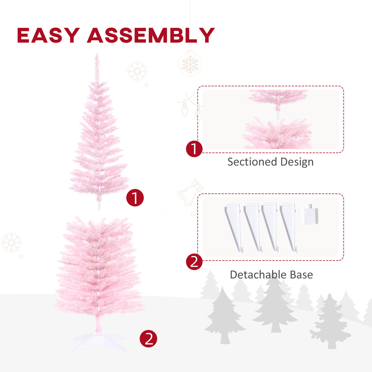 Artificial Pencil Christmas Tree