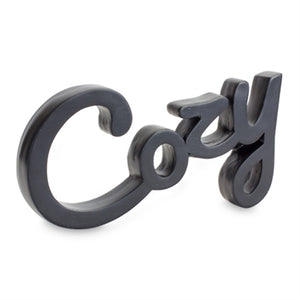 Cozy and simply sentiment block cut out (set of 2)