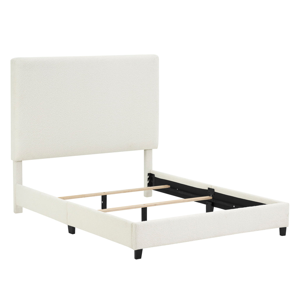 Upholstered Headboard Platform Bed