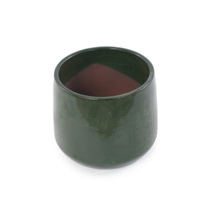 Handmade Solid Glazed Ceramic Planter Set of 4