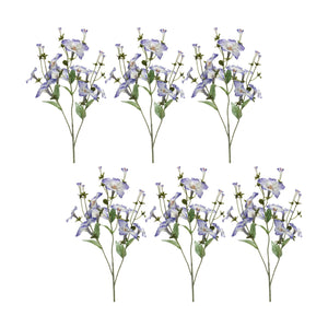 Morning-Glory-Bud-Flower-Spray-(Set-of-6)-Artificial-Non-Flowering-Plants