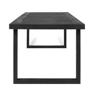 2-Piece Solid Acacia Wood Outdoor Dining Set