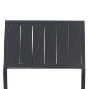 Modern Outdoor Indoor Metal Side Chair - Set of 2