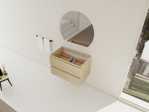 30" Wall-Mounted Bathroom Vanity Cabinet