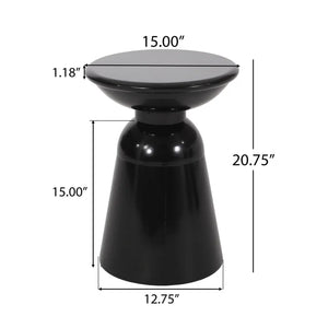 Outdoor Modern Metal End Large Table - Best Buy Furniture