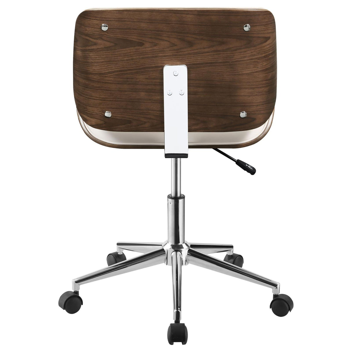 Ecru Swivel Office Chair Adjustable Height - Beige