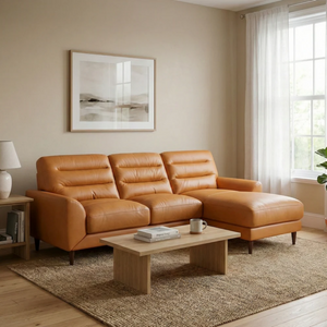 Clarion Genuine Leather Sectional