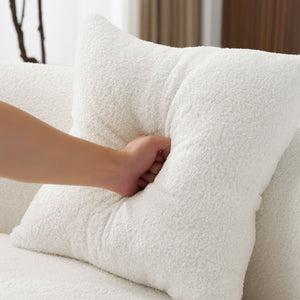 Modern Curved Loveseat