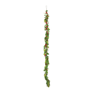 Fabric-Mistletoe-String-Garland-(Set-of-2)-Christmas-Decor