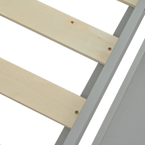 Bunk Bed With Ladder, And Safety Guard Rails