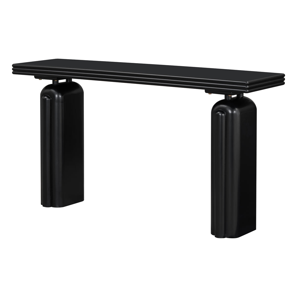 U_STYLE Chic Acacia Veneer Console Table