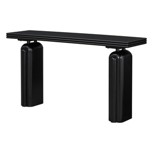 U_STYLE Chic Acacia Veneer Console Table