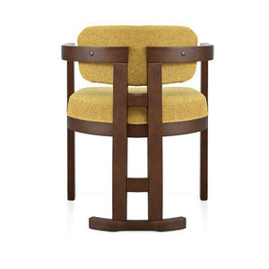 Stylish Indoor Upholstered Wood Dining Chair (Set of 2)