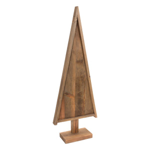 Natural-Wood-Pine-Tree-Shape-3.5'H-Christmas-Decor