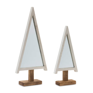 Framed-Mirror-Pine-Tree-(Set-of-2)-Christmas-Decor