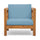 Brava - Mid - Century Modern Club Chair With Water Resistant Cushions - Best Buy Furniture