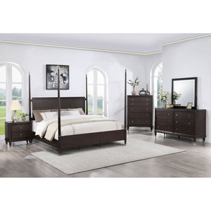 Niguel - 2 Drawer Nightstand With Felt Lined Top Drawer - Brown