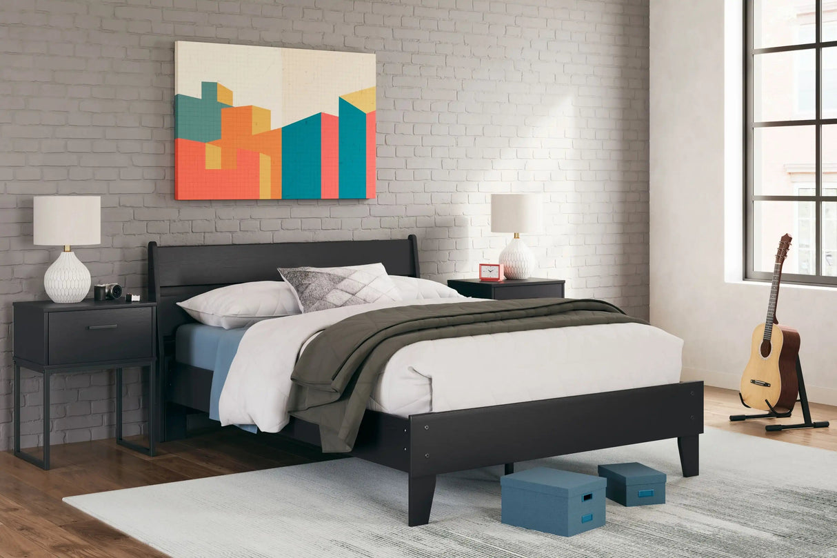 Socalle - Panel Platform Bed - Best Buy Furniture