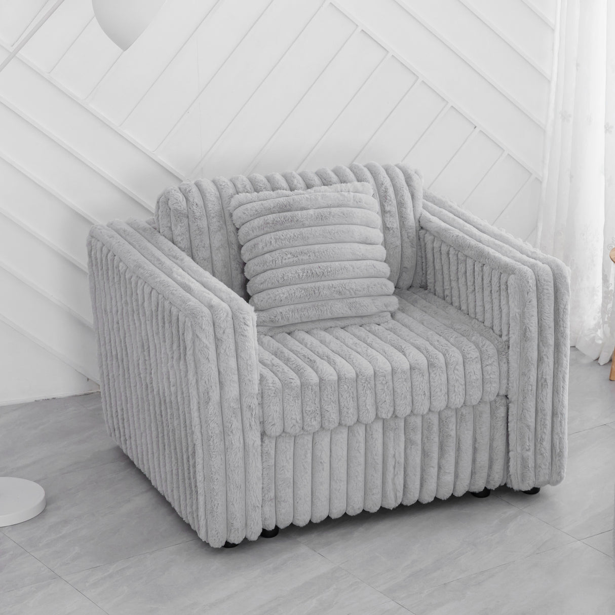 44.9" Modular Sofa Single - Light Gray