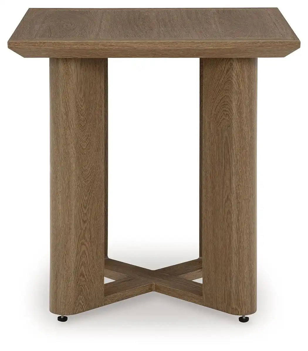Serene Bay - Square End Table - Dark Brown - Best Buy Furniture