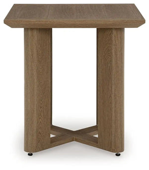 Serene Bay - Square End Table - Dark Brown - Best Buy Furniture