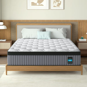 14" King Hybrid Mattress, Memory Foam & Pocket Spring Bed