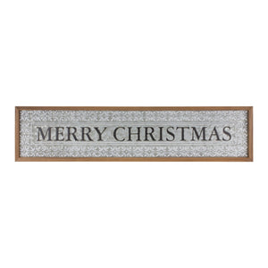 Ornate Merry Christmas Sign 34"L