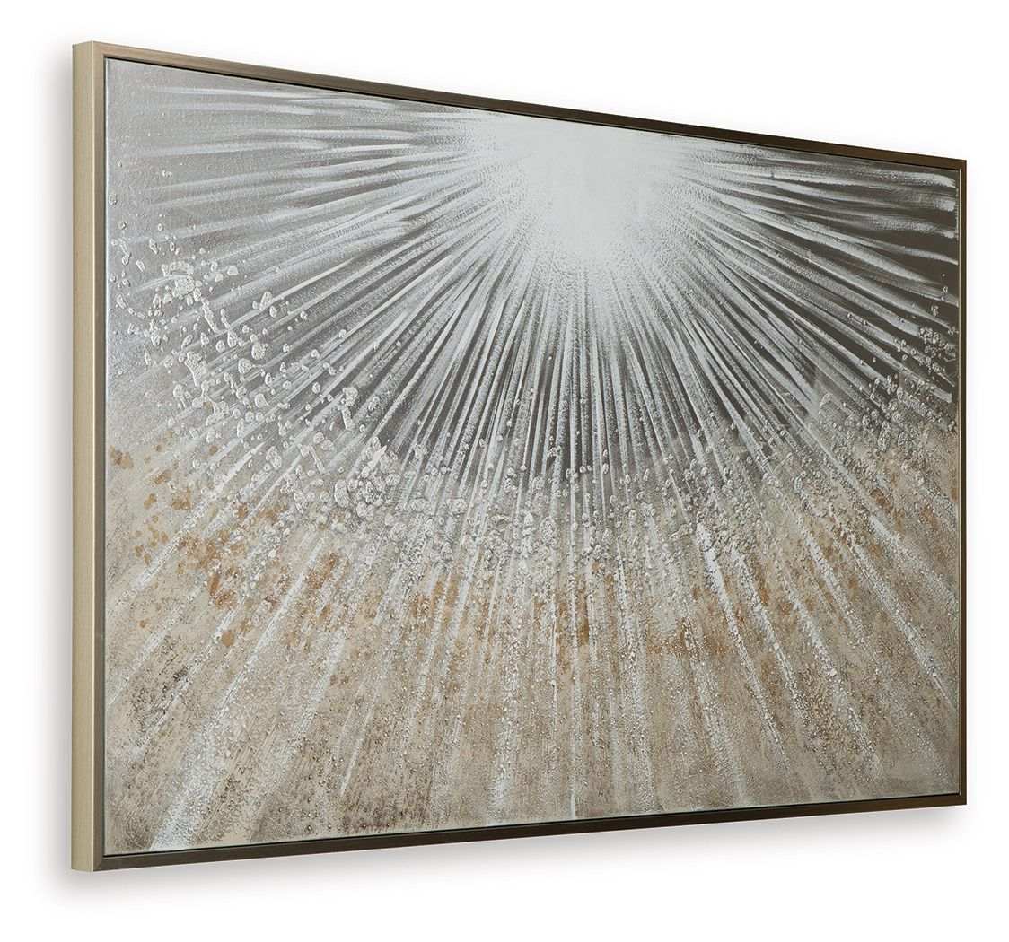 Waldard - Wall Art - Gray / Taupe / White - Best Buy Furniture