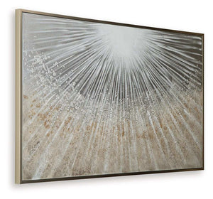 Waldard - Wall Art - Gray / Taupe / White - Best Buy Furniture