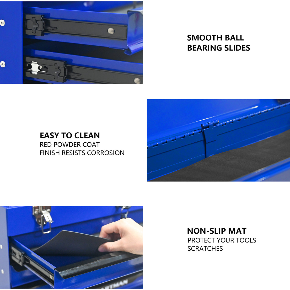 20-inch Steel Portable Tool Box With Drawers