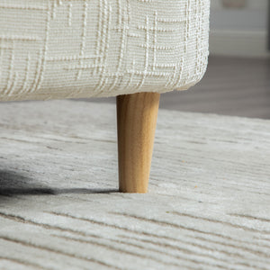 77.17" Wide Modern Upholstered End of Bed Bench