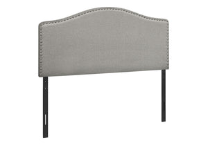 Full Size, Bed Headboard Only Upholstered, Transitional - Gray - Best Buy Furniture
