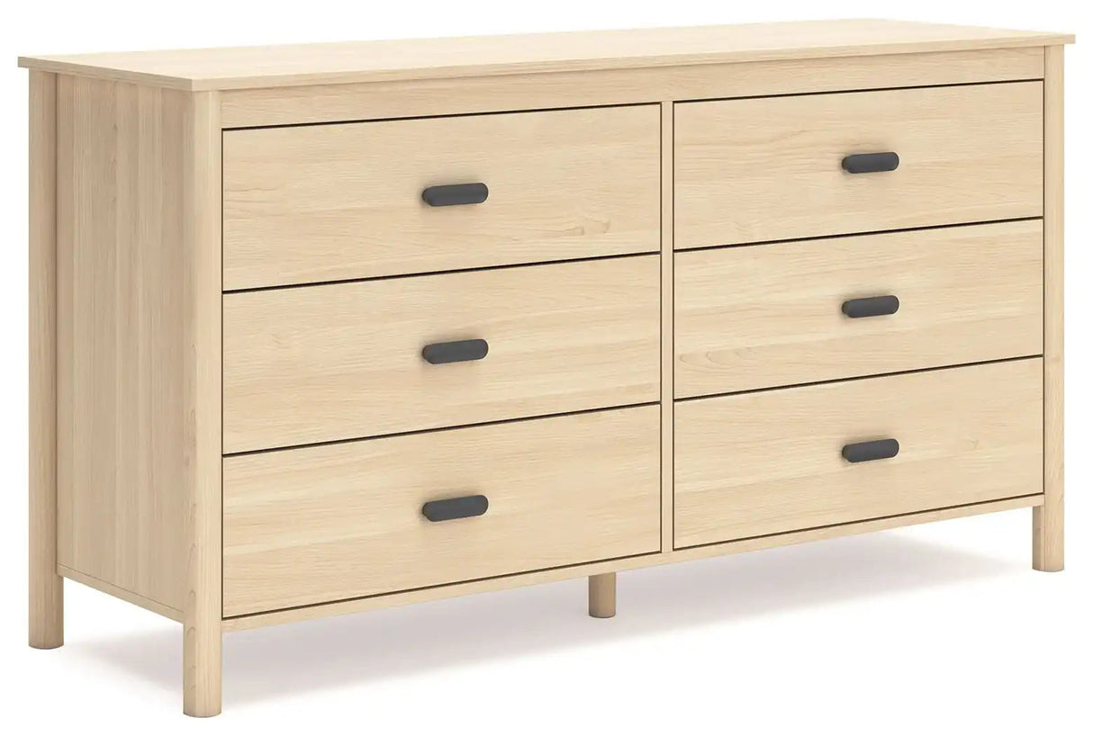 Cabinella - Six Drawer Dresser - Tan - Best Buy Furniture