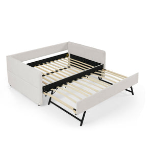 Upholstered Daybed With Pop Up Trundle